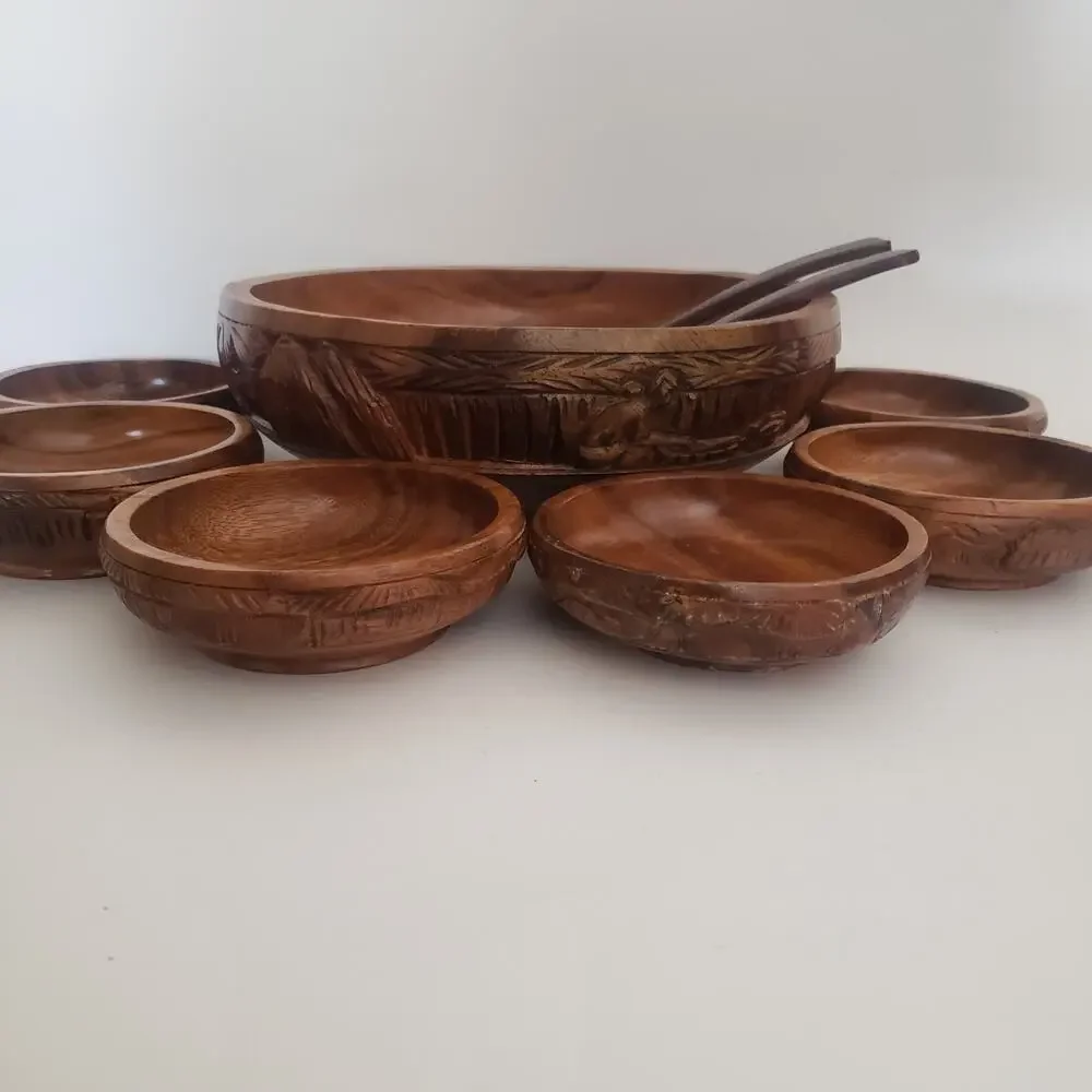 Wooden vtg hand